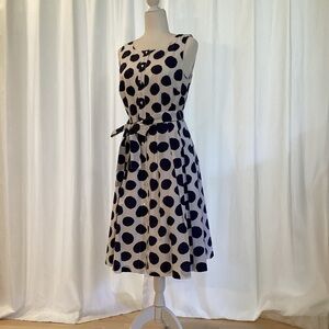 Talbots Classic Dot Poplin Shirtdress NWT